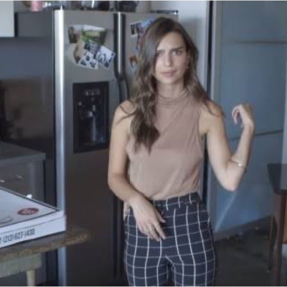 Vero moda Cotton checked pants / checker trousers - Picture 3 of 11